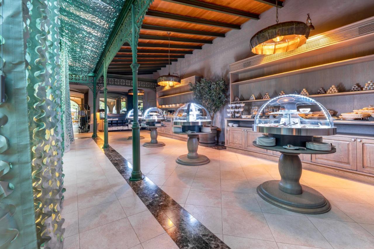 Lopesan Villa Del Conde Resort & Thalasso Meloneras Luaran gambar The buffet at the hotel